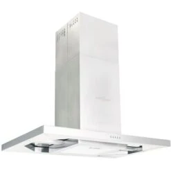 Hotte îlot 90 Cm Acier Inoxydable 756 M³/h LED VidaXL