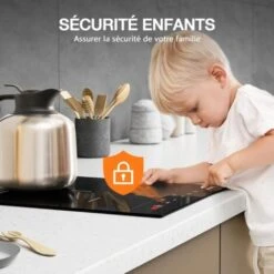 Plaque à Induction 2 Foyer, Double Plaque à Induction Encastrable, Table De Cuisson à Induction 3400W, L51 X P29.5 Cm -VIDAXL || Bosch || Whirlpool Soldes 91624288 5