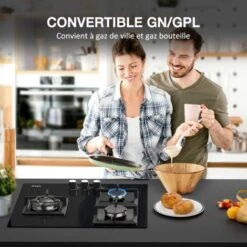 Plaque De Cuisson à Gaz 3 Feux, Plaque Gaz 3 Feuxs, Table De Cuisson à Gaz Encastrable, Gaz Ville Et Bouteille (3 Foyers) -VIDAXL || Bosch || Whirlpool Soldes 91624302 4