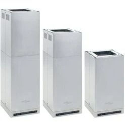 Hotte îlot Avec écran Tactile LCD Et Capteur 756 M³ / H LED VidaXL -VIDAXL || Bosch || Whirlpool Soldes 9189712 5