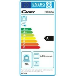 Four Catalyse Encastrable - Convection Naturelle CANDY FIDC B265 - Blanc - 70L - 60 Cm - Classe A -VIDAXL || Bosch || Whirlpool Soldes 92755349 4