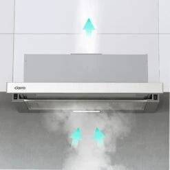 CIARRA Hotte Tiroir Téléscopique 60cm 370 M3/h 58dB Recyclage / Evacuation LED Eclairage Inox CD6906DS -VIDAXL || Bosch || Whirlpool Soldes 93939508 3