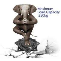 ELLE Roulement Carrée De Plateau Tournant, 16cm, Base Pivotant, Pour Les Meubles Sofa TV Et Tabouret De Bar, Noir -VIDAXL || Bosch || Whirlpool Soldes 94923060 4