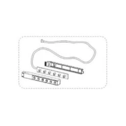 PLATINE DE COMMANDES POUR HOTTE CANDY - 49021253