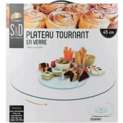 Plateau Tournant En Verre 45 Cm -VIDAXL || Bosch || Whirlpool Soldes 9505860 5