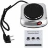 Chauffe-café, Chauffe-café à Plaque Chauffante électrique Mini-brûleur De Poêle 500W Portable (prise UE 220-240V), Revêtement Anti-corrosion/non Toxique/anti-adhésif