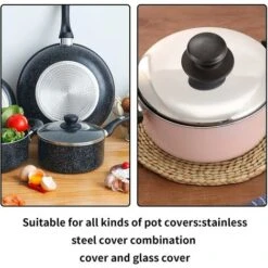 4 Boutons De Couvercle De Casserole, Boutons Universels De Couvercle De Couvercle De Casserole De Rechange, Ustensiles De Cuisine -VIDAXL || Bosch || Whirlpool Soldes 97376233 4