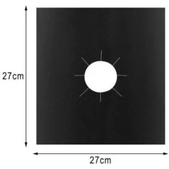 Couvercles De Brleur De Cuisinière, Double épaisseur 0,2/0,3 Mm, Doublures De Brleur De Cuisinière à Gaz, Couvertures De Cuisinière à Gaz Réutilisables Antiadhésives Pour Cuisine, Découpables, Faciles -VIDAXL || Bosch || Whirlpool Soldes 97735550 4