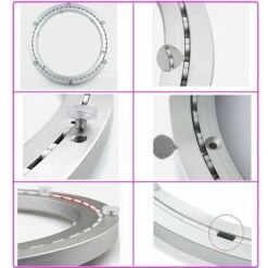 Roulement De Plateau Tournant En Métal, Rond Pivotant Base, Rotatifs 360°, Roulements à Billes à Une Rangée, Pour Les Charges Lourdes, ø40cm -VIDAXL || Bosch || Whirlpool Soldes 99454867 4