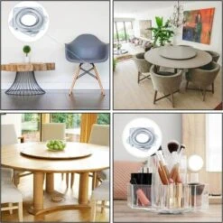 Plateau Tournant Plaque Pivotante Plate-forme Tournante Roulement Rotatif 360 Degrés Carré Avec Des Roulements à Billes En Acier Pour Armoires De Cuisine Comptoir Pantry (4 Pouces) 10 Plateau Tournant Plaque Pivotante Plate-forme Tournante Roulement Rotatif 360 Degrés Carré Avec Des Roulements à Billes En Acier Pour Armoires De Cuisine Comptoir Pantry (4 Pouces) -VIDAXL || Bosch || Whirlpool Soldes 99456465 4