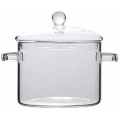 Casserole En Verre Borosilicate - Casserole à Pâtes Instantanée Avec Couvercle Pour La Maison, La Cuisine, Le Restaurant, Le Four, Le Micro-ondes Et Le Lave-vaisselle(1900ml) -VIDAXL || Bosch || Whirlpool Soldes 99524807 4