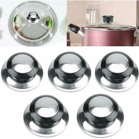 Bouton Universel Couvercle De Poignée De Casserole Boutons Rechange Couvercle Du Couvercle De La Casserole Résistant À La Chal Bouchons Casserole De Couvercles Bouilloire De Cuisine 10 Pièces 4 Bouton Universel Couvercle De Poignée De Casserole Boutons Rechange Couvercle Du Couvercle De La Casserole Résistant À La Chal Bouchons Casserole De Couvercles Bouilloire De Cuisine 10 Pièces – Image 2